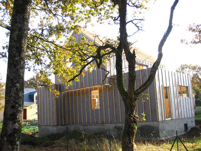 maison depuis le jardin