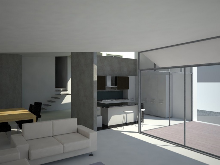 Extension et r�novation � Montmorency : cuisine