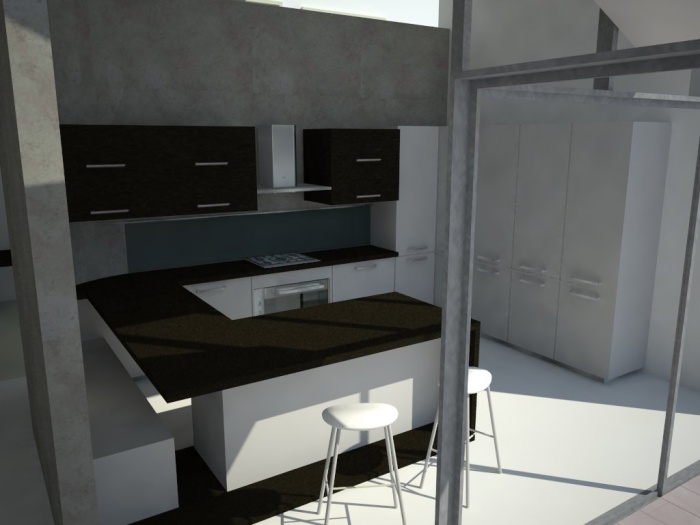 Extension et r�novation � Montmorency : cuisine3