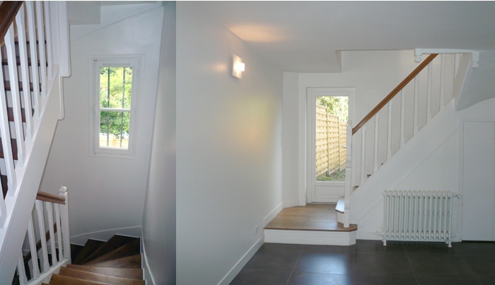 Restructuration et sur�l�vation d'une maison de ville : 2-12-2010-CALLA- entr�e