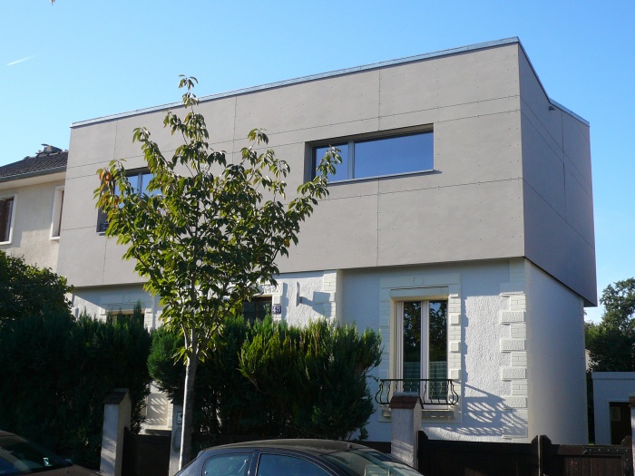 Sur�l�vation d'une maison de ville, Antony (92)