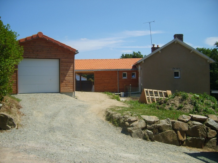 Rénovation, extension d'une maison et construction d'un garage ( projet en cours )