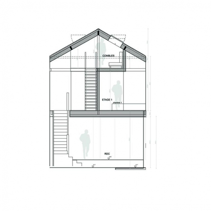 TRANSFORMATION D'UN CABINET MEDICAL EN HABITATION : cp2