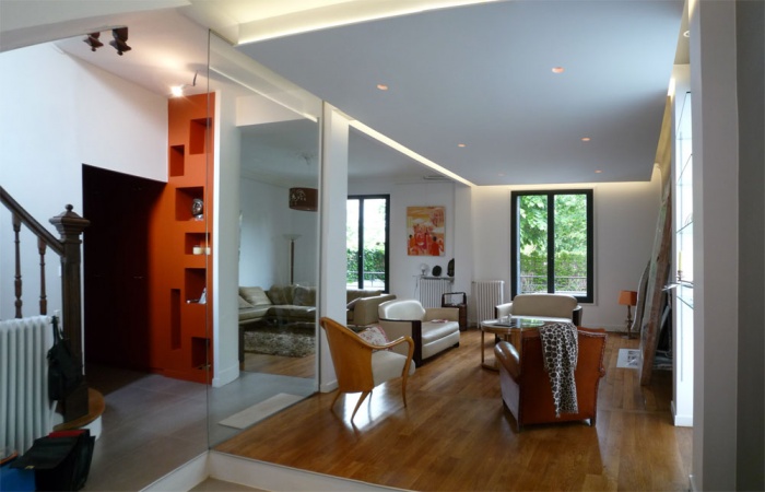 Extension et r�novation � Asni�res sur Seine : 0t-14