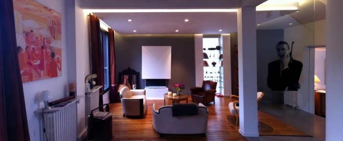 Extension et r�novation � Asni�res sur Seine : salon_Panorama (Large)