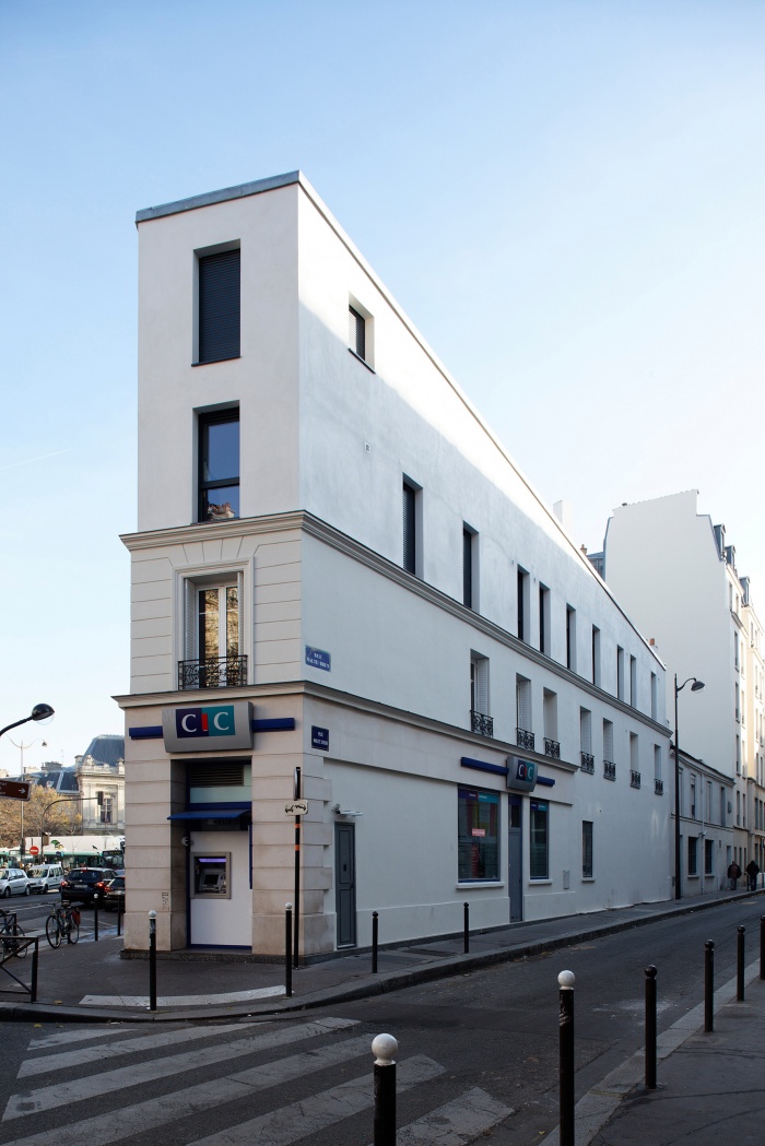 Restructuration et sur�l�vation d'un immeuble de logements, Paris XXe
