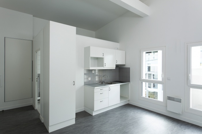 Restructuration et sur�l�vation d'un immeuble de logements, Paris XXe : Gambetta_078 site