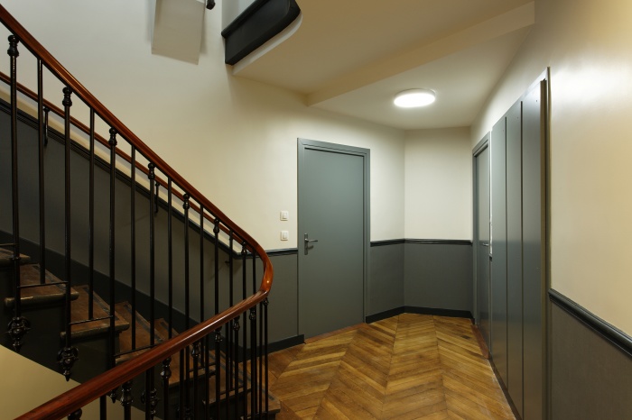 Restructuration et sur�l�vation d'un immeuble de logements, Paris XXe : Gambetta_110D site