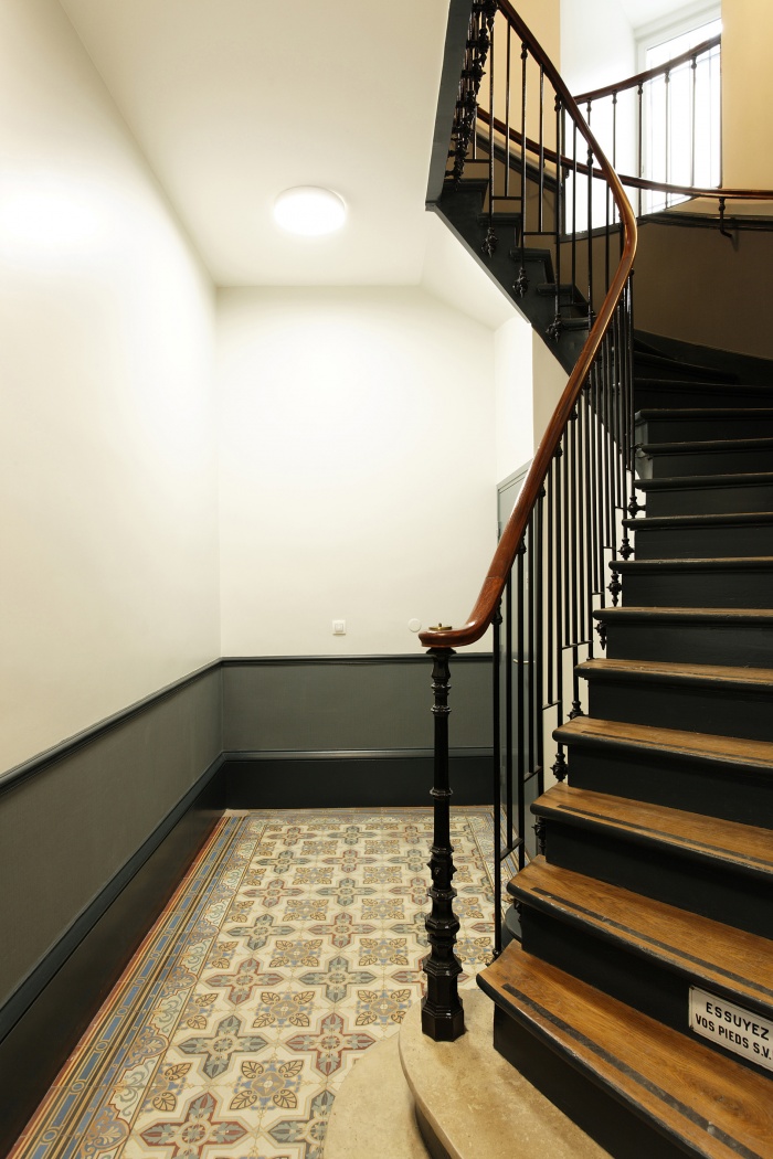 Restructuration et sur�l�vation d'un immeuble de logements, Paris XXe : Gambetta_126 site